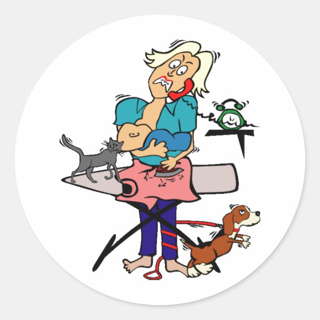 Adesivo Mãe ocupada (Frente)