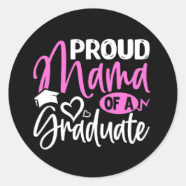 Adesivo Mãe Orgulhosa de um Graduado 