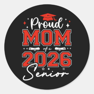 Adesivo Mãe Orgulhosa de um Graduado Senior 2026 Gr