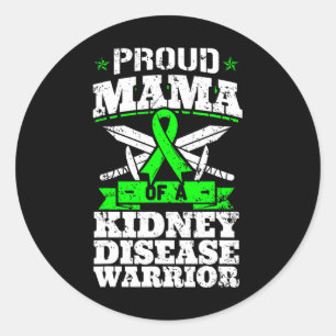 Adesivo Mãe Orgulhosa De Um Guerreiro Da Doença Renal Ckd 