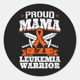 Adesivo Mãe Orgulhosa De Um Guerreiro De Leucemia Mãe Conh