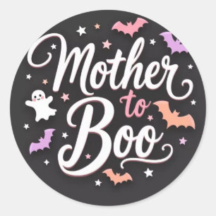 Adesivo Mãe para Boo Halloween