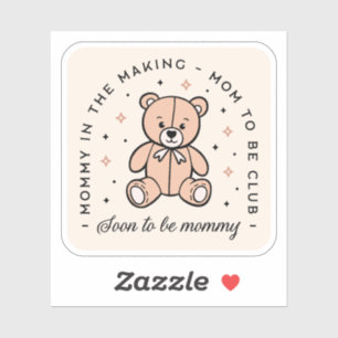 Adesivo Mãe para ser estética da mamãe do clube