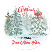 Mãe Personalizada de Feriado de Natal Personalizad