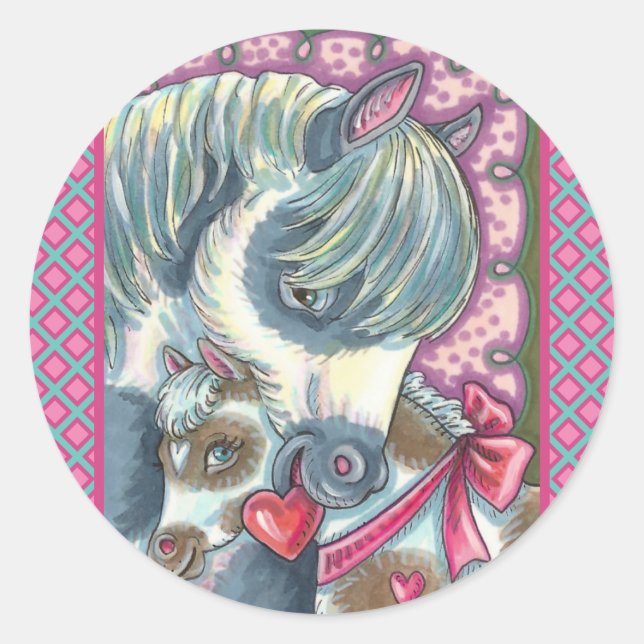 ADESIVO MÃE PONY E SEU NAMORADOS FILMADO, CAVALO (Frente)