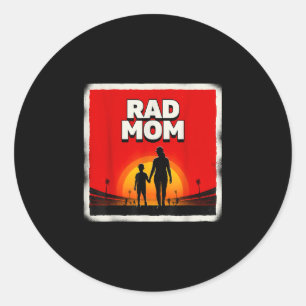 Adesivo Mãe radical mãe e filho mãe futebolista pôr do sol