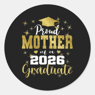 Adesivo Mãe Super Orgulhosa da Graduada Senior de 2026