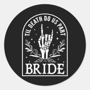 Adesivo Mães de Casal de Halloween do Noivado de Casamento