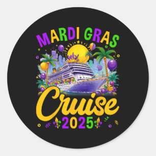 Adesivo Mães De Cruzeiro Da Família Mardi Gras Cruise 2025