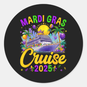 Adesivo Mães De Cruzeiro Da Família Mardi Gras Cruise 2025