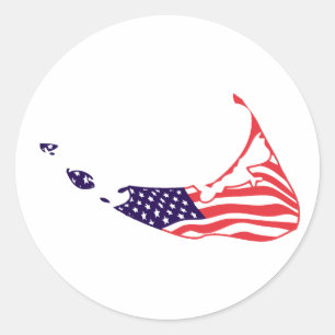 Adesivo MÃES de Nantucket - projeto do mapa