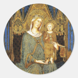 Adesivo MAESTA, VIRGEM COM Natal INFANTIL