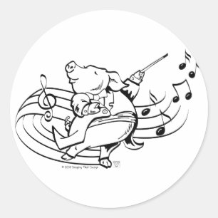 Adesivo Maestros do porco