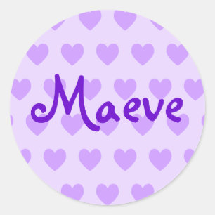 Adesivo Maeve em Purple Heart