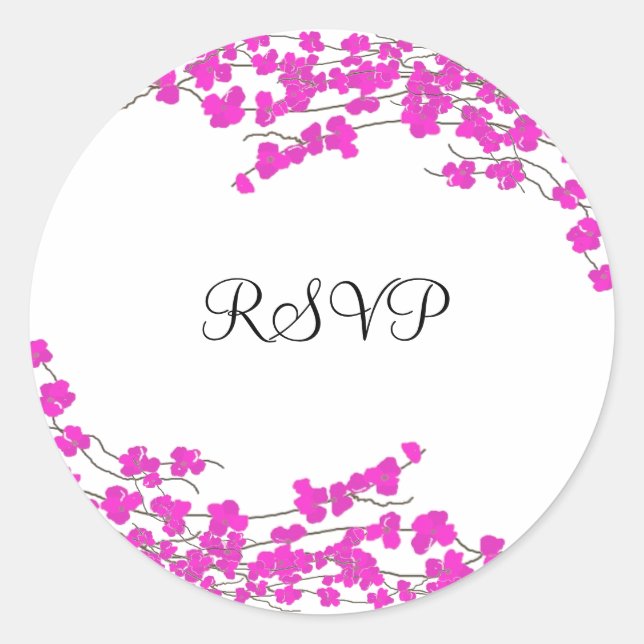 Adesivo Magenta Blossoms RSVP (Frente)