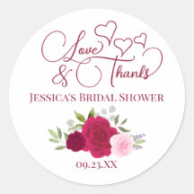 Magenta e roscas cor-de-rosa Chá de panela de amor