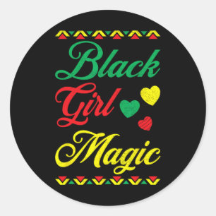 Adesivo Magia das Meninas Negras História Negra Orgulho Af