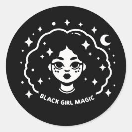 Adesivo Magia de menina negra