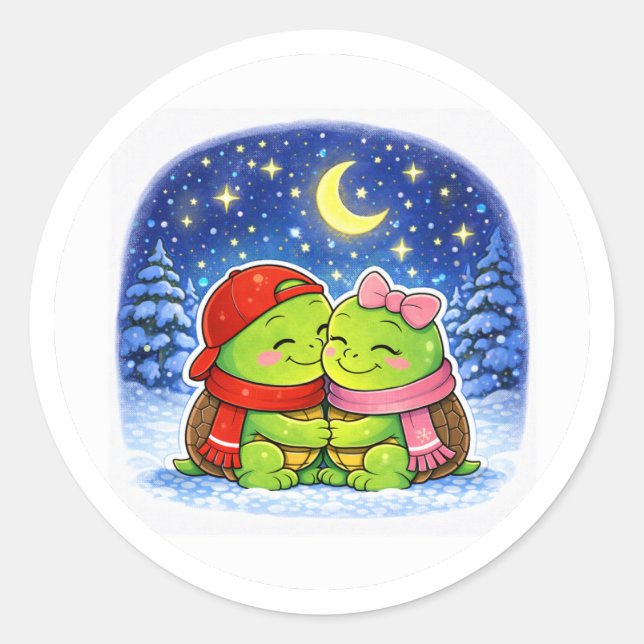 Adesivo Magia de Natal à Meia-Noite (Frente)