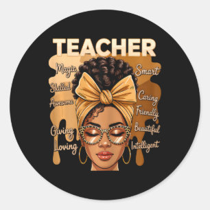 Adesivo Magia de Professora Negra Mês da História Negra Af