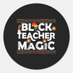Adesivo Magia de Professores Negros, História Negra dos Af