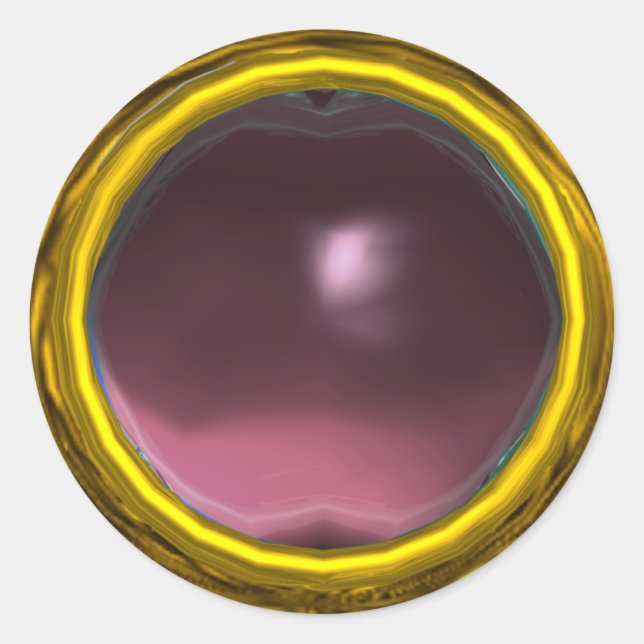 Adesivo MAGIC AMETIST, cor-de-rosa púrpura amarela vibrant (Frente)
