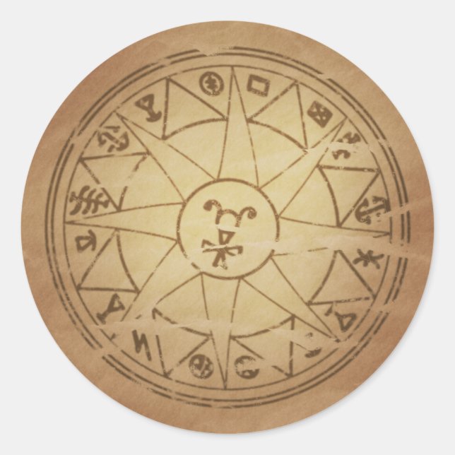 Adesivo Magic Amulet para Gráficos de Viagem mágica seguro (Frente)