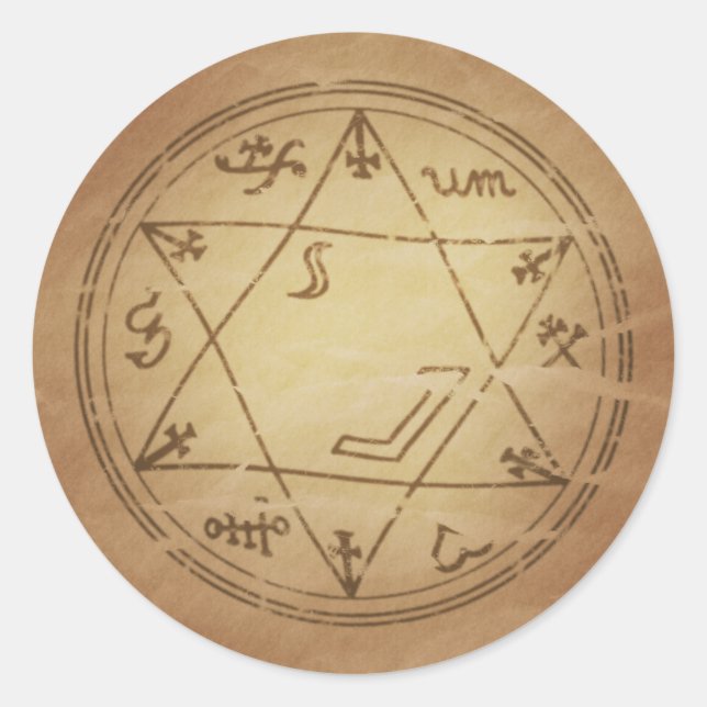 Adesivo Magic Amulet para os magos de negócios bem-sucedid (Frente)