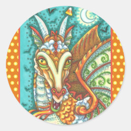ADESIVO MAGIC CANDY CORN DRAGON, HALLOWEEN FANTASY