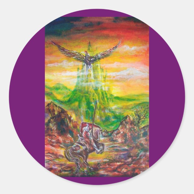 ADESIVO MAGIC DUEL ENTRE BRADAMANT E NEGROMANCER (Frente)