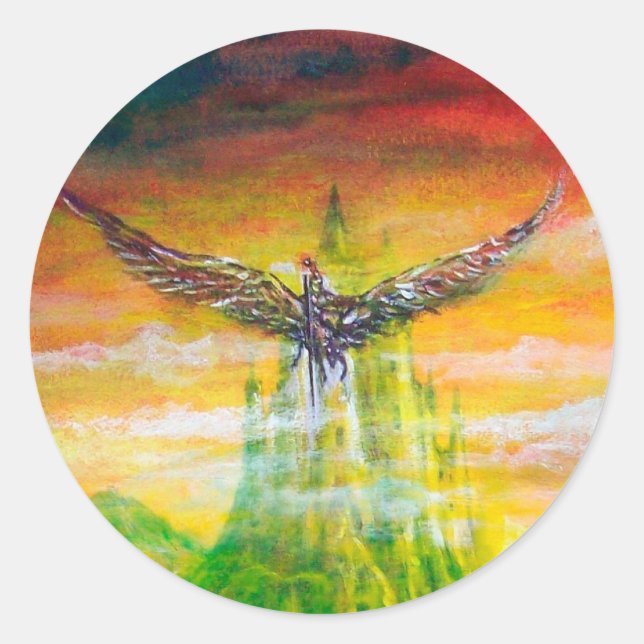 ADESIVO MAGIC DUEL ENTRE BRADAMANT E NEGROMANCER (Frente)