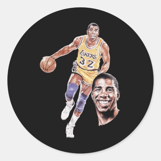 Adesivo Magic Johnson Art Graphic (Frente)