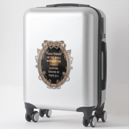 Adesivo Magic Mirror, onde fica a campista mais justa