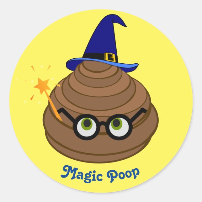 Adesivo Magic Poop Emoji (Frente)