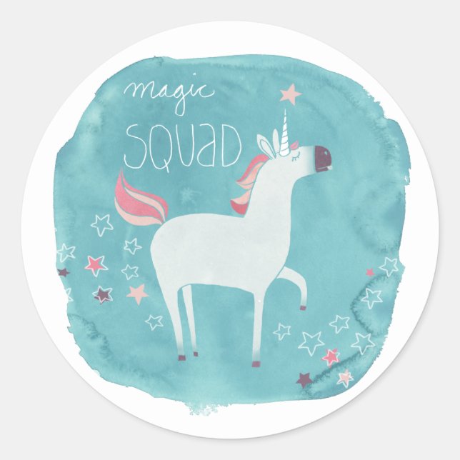 Adesivo Magic Unicorn Squad (Frente)