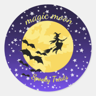 Adesivo Mágica Lua de Halloween Assustador