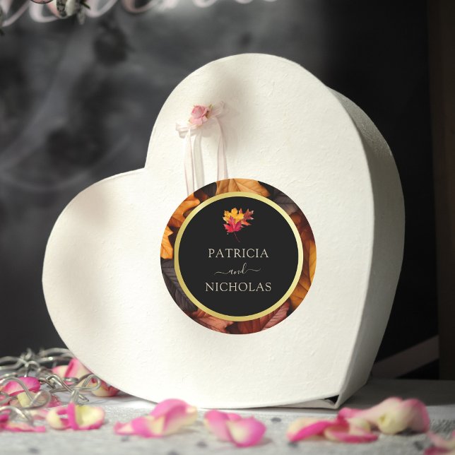 Adesivo Mágica Negra Conhece Casamento de outono de Ouro R (Criador carregado)