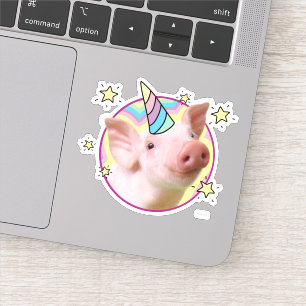 Adesivo Magical Piglet Unicorn