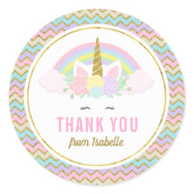 Magical Rainbow Unicorn Stickers