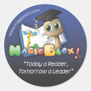 Adesivo MagicBlox 2" Blue Sticker