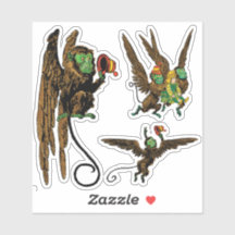 Mágico de Oz Vintage, Dorothy e Macacos Voadores
