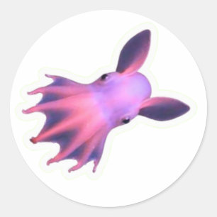 Adesivo Mágico do Polvo Dumbo Rosa - Mar Profundo 