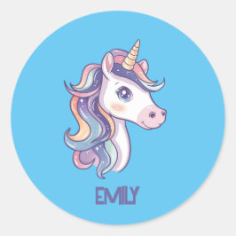 Adesivo Mágico - Pastel Frágil e Bonito - Unicórnio com No
