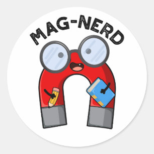 Adesivo Magnética do Nerd Funny do nerd Mag