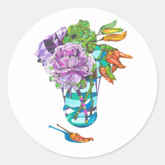 Adesivo Magnífico Buquê Vegetal de Outono