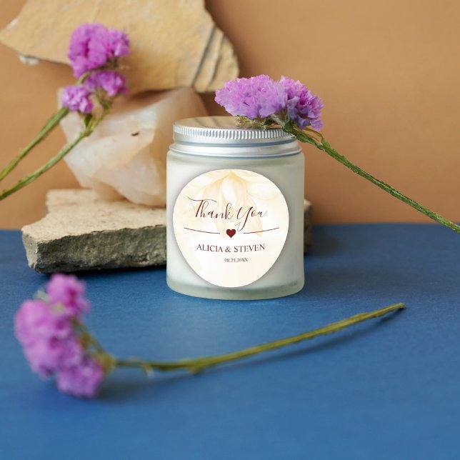 Adesivo Magnólia Flor Etérea, Obrigado  (Criador carregado)