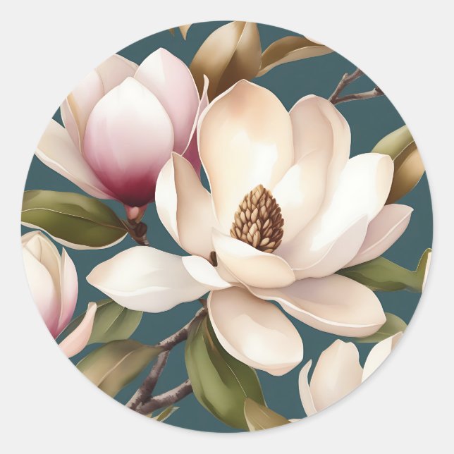 Adesivo Magnolia Primavera Floral (Frente)