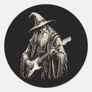 Adesivo Mago da Guitarra Elétrica Estrela do Rock Sodasy G