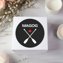 Magog Canada Cruzou Oars Maple Leaf Dark