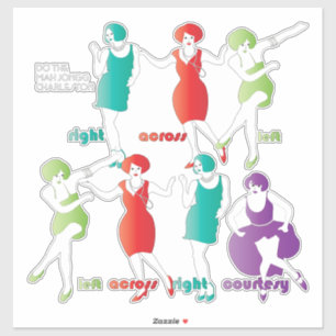 Adesivo Mah Jongg Charleston Vinyl Sticker